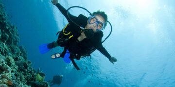 diving
